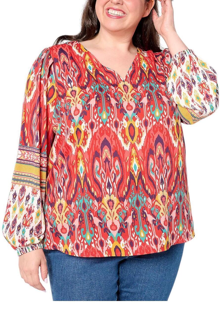 Belle Boho by Kim Gravel Women's Boho Chic Blouse Spice Sleeve - Regular